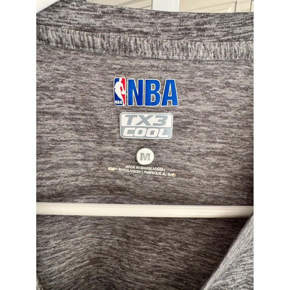NBA Cleveland Cavaliers TX3 Cool Mens Medium Gray Long Sleeve Performance Shirt - Picture 3 of 5